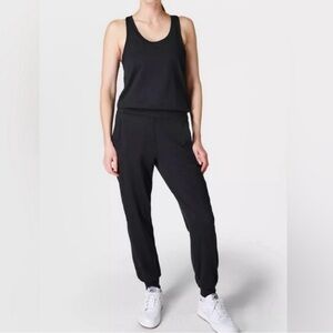 Sweaty Betty Gary Jumpsuit Sleeveless One Piece Athletic Black Women’s Size‎ XXS